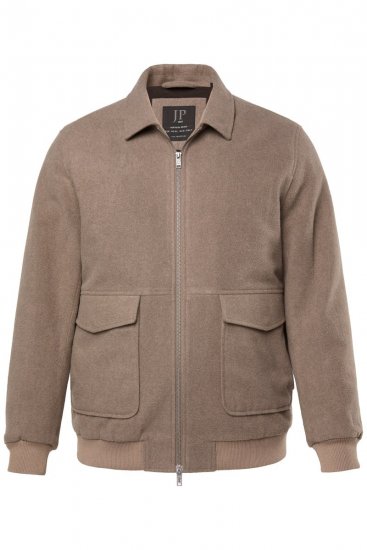JP1880 Blouson Jacket Lightweight and Warm Brown - Bundy - Bundy Nadměrné Velikosti - 2XL-8XL