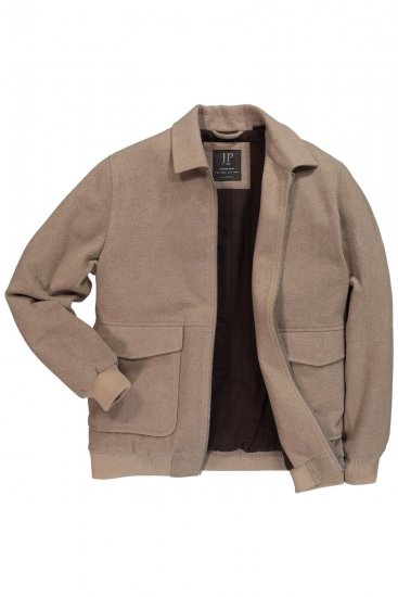 JP1880 Blouson Jacket Lightweight and Warm Brown - Bundy - Bundy Nadměrné Velikosti - 2XL-8XL