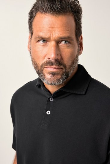JP1880 Polo Shirt Pique Vintage Black - Polokošile - Polokošile 2XL-8XL - Trička s límečkem 2XL-8XL