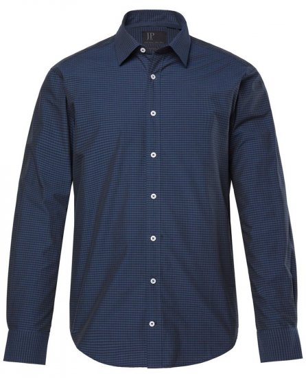 JP1880 Shirt Long Sleeve Kent Collar Navy - Košile - Košile 2XL-10XL