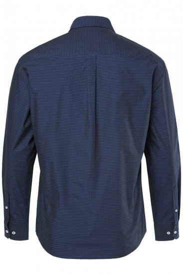 JP1880 Shirt Long Sleeve Kent Collar Navy - Košile - Košile 2XL-10XL
