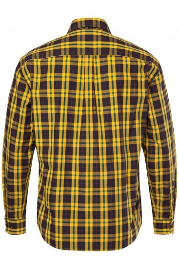 JP1880 Checked Shirt Long Sleeve Kent Collar Curry - Košile - Košile 2XL-10XL