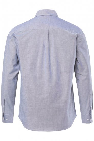 JP1880 Oxford Shirt Long Sleeve Denim Blue - Košile - Košile 2XL-10XL