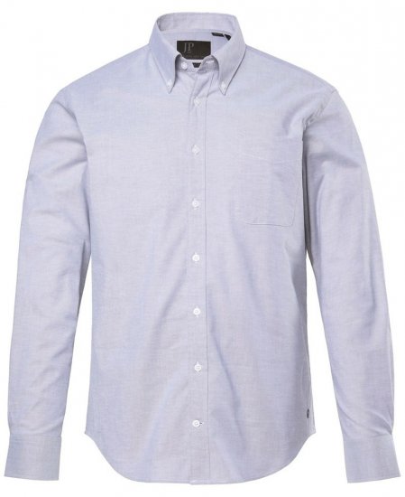 JP1880 Oxford Shirt Flexnamic Long Sleeve Grey - Košile - Košile 2XL-10XL