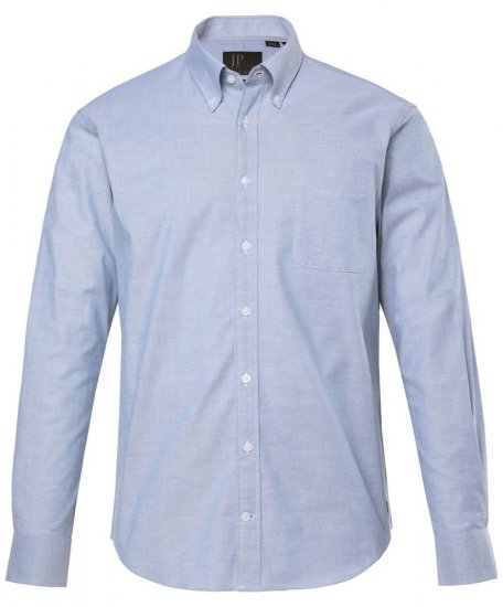 JP1880 Oxford Shirt Flexnamic Long Sleeve Ash Turquoise - Košile - Košile 2XL-10XL