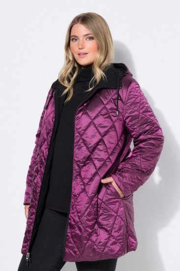 Ulla Popken 841398 Kabát Černá - Kabáty - Dámské kabáty pro plnoštíhlé
