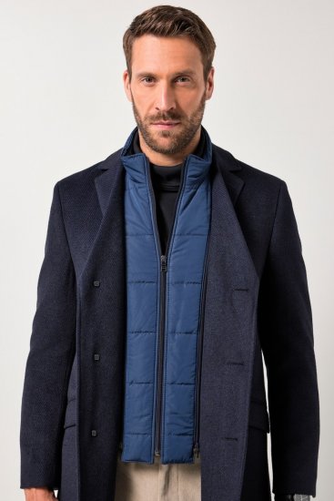 JP1880 Coat Flexnamic With Removable Insert Navy - Bundy - Bundy Nadměrné Velikosti - 2XL-8XL