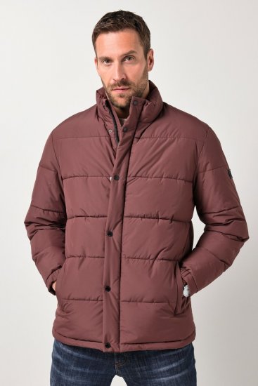JP1880 Jacket Quilted Extra Warm Brown - Bundy - Bundy Nadměrné Velikosti - 2XL-8XL