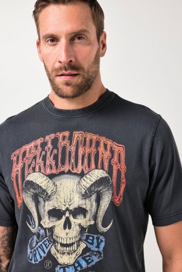 JP1880 T-Shirt Driven By The Devil Black - Trička - Trička nadměrné velikosti - 2XL-14XL