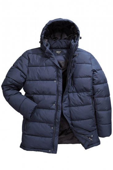 Men+ 426 Parka s kapucí Námořnická modrá - Bundy - Bundy Nadměrné Velikosti - 2XL-8XL