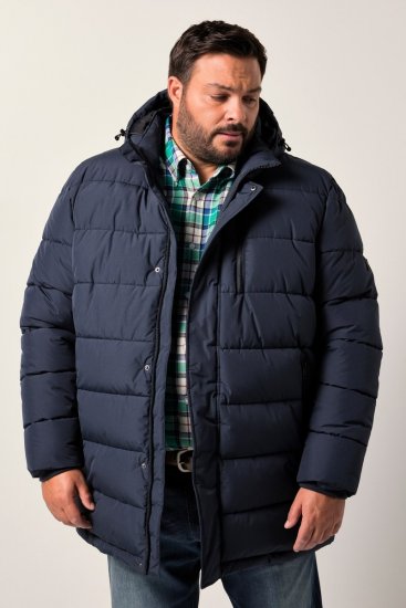 Men+ 426 Parka s kapucí Námořnická modrá - Bundy - Bundy Nadměrné Velikosti - 2XL-8XL