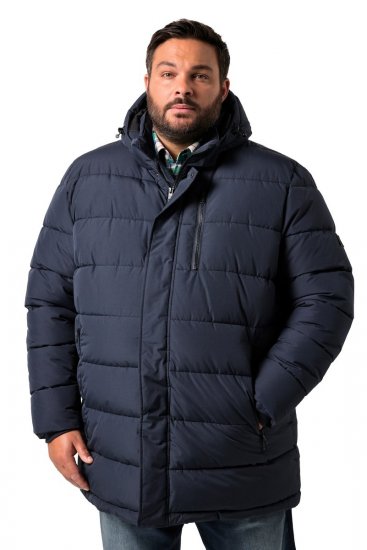 Men+ 426 Parka s kapucí Námořnická modrá - Bundy - Bundy Nadměrné Velikosti - 2XL-8XL