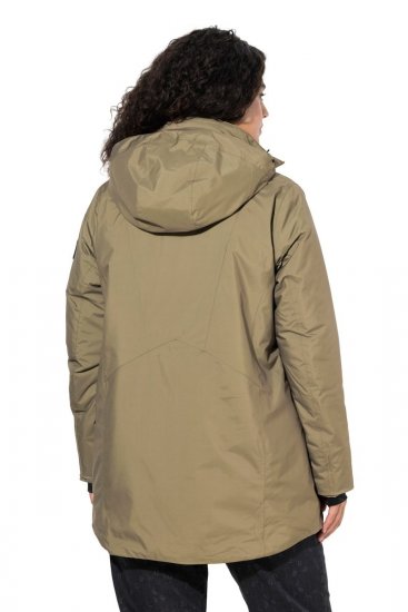 Ulla Popken 844034 Funkční bunda Khaki - Bundy - Dámské bundy velkých velikostí