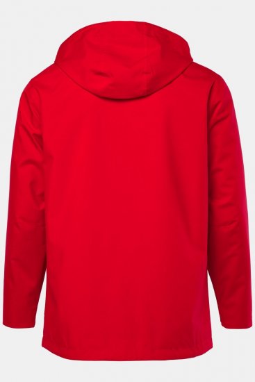 Jay-Pi 844210 Nepromokavá bunda se skládací kapucí Salsa červená - Bundy - Bundy Nadměrné Velikosti - 2XL-8XL