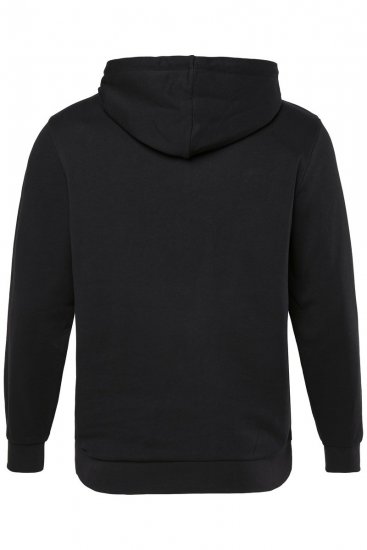 Men+ 305 Mikina s kapucí na zip Soho LDN Černá - Mikiny & mikiny s kapucí - Mikiny & Mikiny s kapucí 2XL-12XL