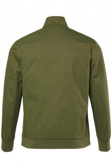 JP1880 844652 Bomber bunda s patentkami Khaki - Bundy - Bundy Nadměrné Velikosti - 2XL-8XL