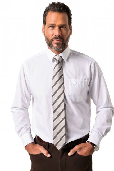 JP1880 Silk Tie Extra Long with Stripes - Kravaty a motýlky - 