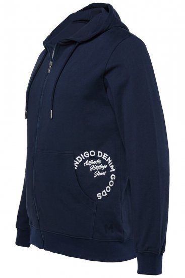 Men+ 957 Mikina s kapucí na zip Tmavě modrá - Mikiny & mikiny s kapucí - Mikiny & Mikiny s kapucí 2XL-12XL
