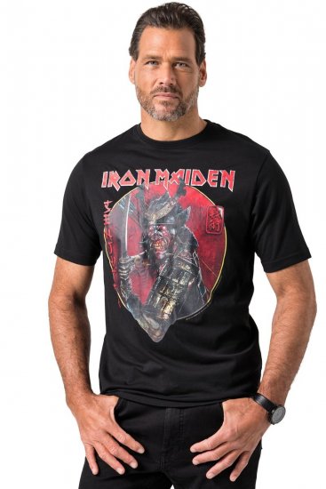 JP1880 845106 Iron Maiden Senjutsu Tričko Černá - Trička s kapelami - Kapelová trička ve velikostech 2XL–10XL