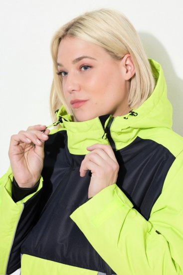 Ulla Popken 845115 Funkční kabát Šedá - Kabáty - Dámské kabáty pro plnoštíhlé