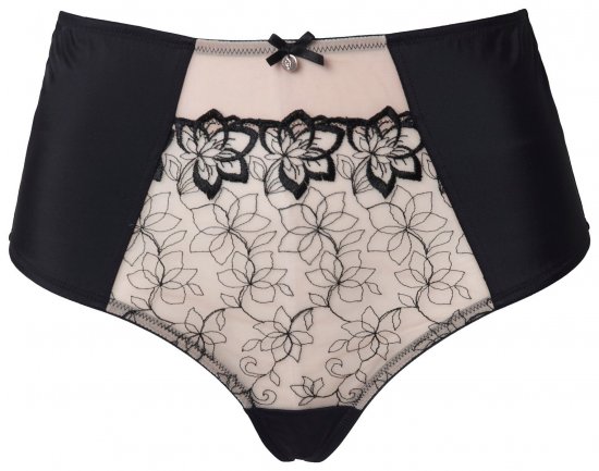 Ulla Popken 845347 Květované tanga kalhotky Starorůžová - Kalhotky - 