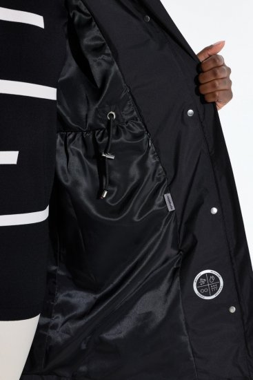 Ulla Popken SYMPATEX Triple Function Jacket Black - Bundy - Dámské bundy velkých velikostí