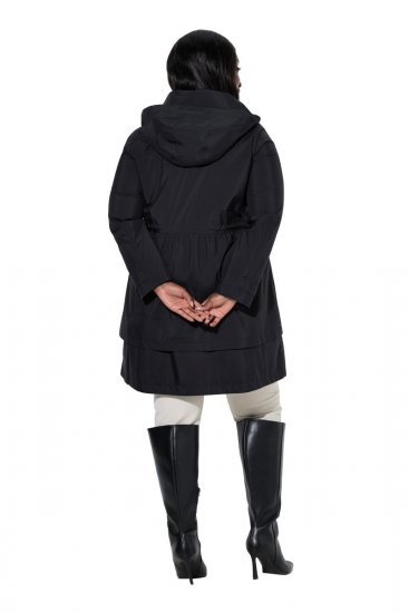 Ulla Popken SYMPATEX Triple Function Jacket Black - Bundy - Dámské bundy velkých velikostí