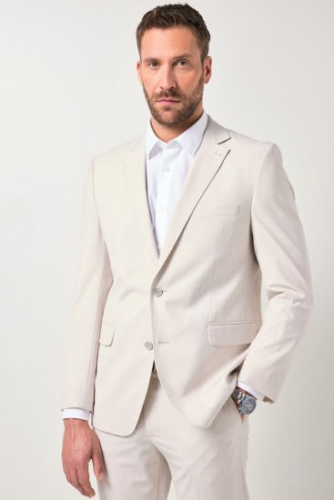 JP1880 Furore Flexnamic Sako Lomená bílá - Obleky - Obleky 2XL-8XL