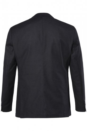 JP1880 Korsika Sako ve vzhledu lnu Černá - Obleky - Obleky 2XL-8XL