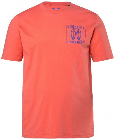 Men+ 829 Tričko Surfer's Paradise Korálová - Trička - Trička nadměrné velikosti - 2XL-14XL