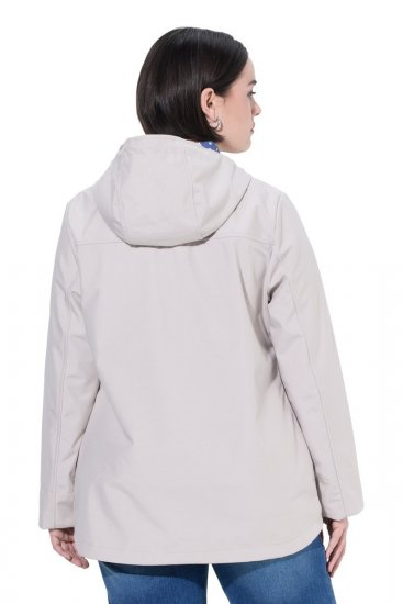 Ulla Popken 846853 Softshellová bunda Šampaňská - Bundy - Dámské bundy velkých velikostí