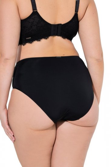 Ulla Popken 848693 Boxerky s krajkou Černá - Kalhotky - 