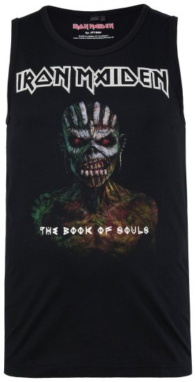 JP1880 849285 Iron Maiden The Book of Souls Tílko Černá - Trička s kapelami - Kapelová trička ve velikostech 2XL–10XL