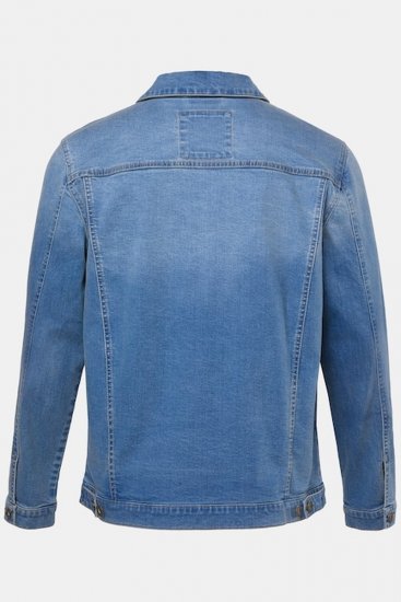 JP1880 849703 Džínová bunda s mnoha kapsami Indigově modrá - Bundy - Bundy Nadměrné Velikosti - 2XL-8XL