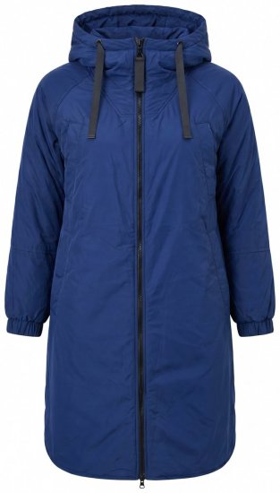 Ulla Popken 850376 Parka Indigová - Kabáty - Dámské kabáty pro plnoštíhlé