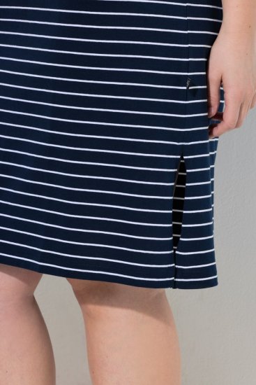 Ulla Popken 850401 Květovaná noční košile Tmavě modrá - Noční košile - 