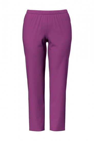 Ulla Popken 850403 Pyžamo s květinovým vzorem Fialová - Pyžama/oblečení pro volný čas - 