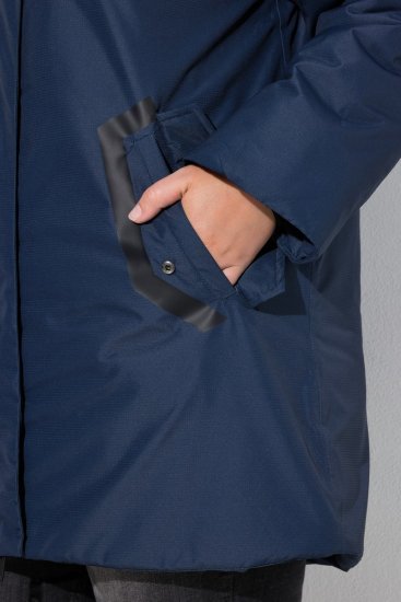 Ulla Popken 850794 Funkční kabát Tmavě modrá - Kabáty - Dámské kabáty pro plnoštíhlé