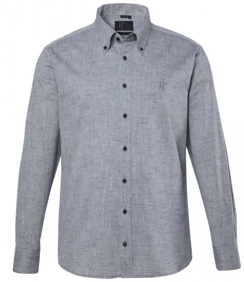 JP1880 850931 Chambray košile s dlouhým rukávem Černá TALL - TALL košile - TALL košile pro vysoké muže