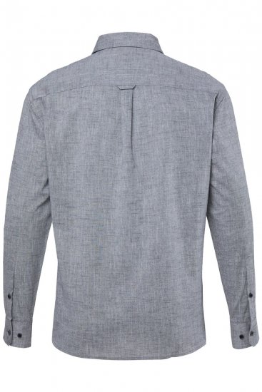 JP1880 850931 Chambray košile s dlouhým rukávem Černá TALL - TALL košile - TALL košile pro vysoké muže