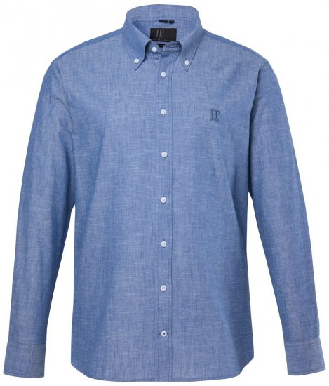 JP1880 850931 Chambray košile s dlouhým rukávem Denimová modrá TALL - TALL košile - TALL košile pro vysoké muže