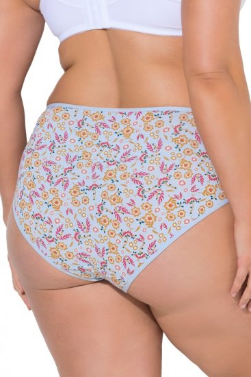 Ulla Popken 851140 Květované kalhotky 5 ks Růžová - Kalhotky - 