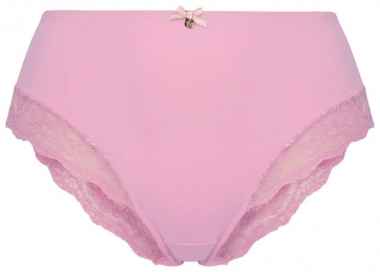 Ulla Popken 851165 Boxerky s krajkou Růžová - Kalhotky - 