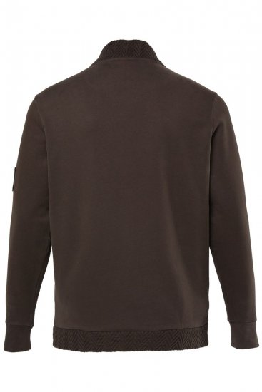 JP1880 851387 Mikina na zip Oříšková TALL - TALL mikiny - TALL mikiny pro vysoké muže