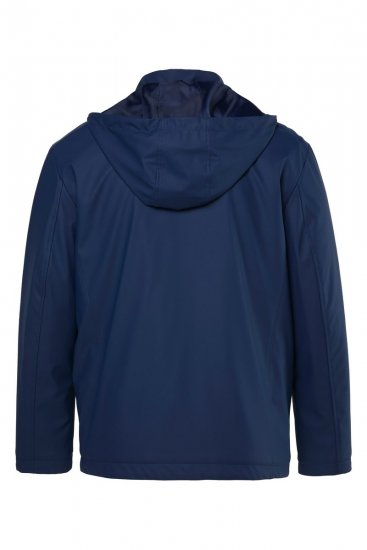Men+ 566 Bunda s odnímatelnou kapucí Tmavě modrá - Bundy - Bundy Nadměrné Velikosti - 2XL-8XL