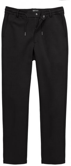 Men+ 663 Bilbao Flexlastic Žerzejové kalhoty s pružným pasem Černá - Obleky - Obleky 2XL-8XL