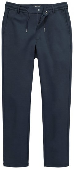 Men+ 663 Bilbao Flexlastic Žerzejové kalhoty s pružným pasem Tmavě modrá - Obleky - Obleky 2XL-8XL