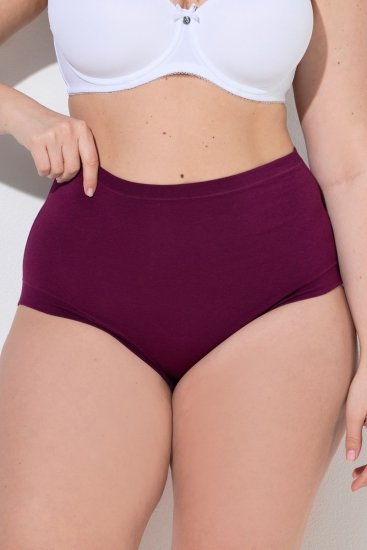Ulla Popken 851736 Kalhotky s vysokým pasem 3 ks Černá - Kalhotky - 