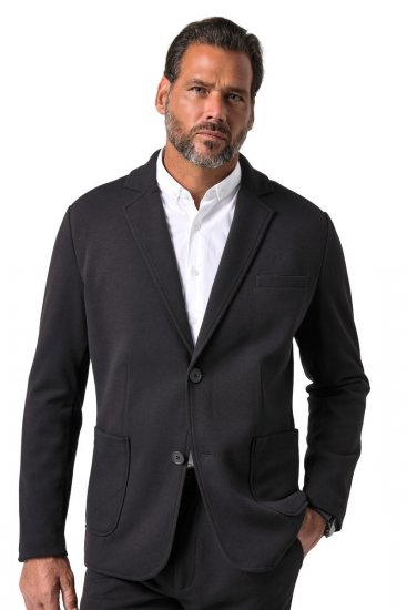 JP1880 Naples Flexnamic Žerzejové sako Černá - Obleky - Obleky 2XL-8XL