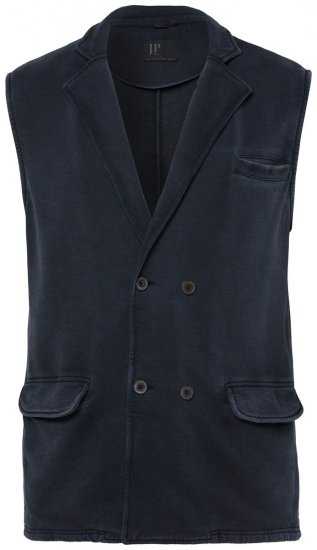 JP1880 851808 Teplákovová vesta Černá TALL - TALL vesty - 